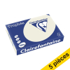 Offre : 5x Clairefontaine papier couleur 120 g/m² A4 (250 feuilles) - gris perle 250480 - 1