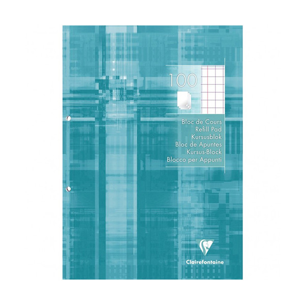 Clairefontaine bloc de cours A4 ligné 90 g/m² (100 feuilles) 5814C 250437 - 1