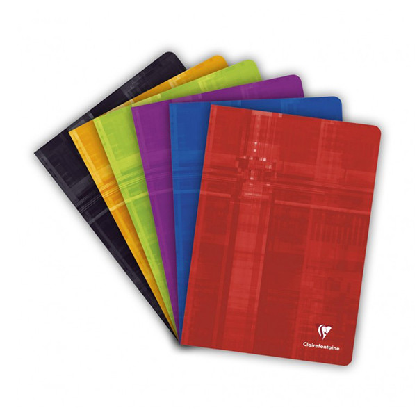 Clairefontaine cahier quadrillé A4 10 pièces 40 feuilles (10 mm) - assorti 31210C 250428 - 1