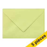 Clairefontaine enveloppes de couleur C5 120 g/m² (5 pièces) - vert feuille 26472C 250341