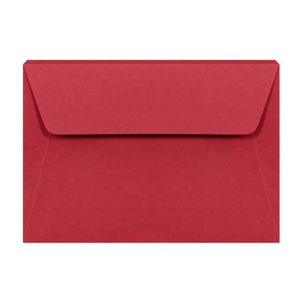 Clairefontaine enveloppes de couleur C6 120 g/m² (5 pièces) - rouge intense 26586C 250335 - 1