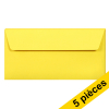 Clairefontaine enveloppes de couleur EA5/6 120 g/m² (5 pièces) - jaune intense