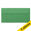 Clairefontaine enveloppes de couleur EA5/6 120 g/m² (5 pièces) - vert forêt
