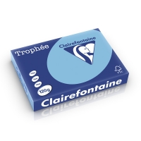 Clairefontaine papier couleur 120 g/m² A4 (250 feuilles) - bleu lavande 250203