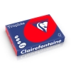 Clairefontaine papier couleur 120 g/m² A4 (250 feuilles) - rouge corail