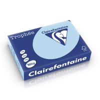 Clairefontaine papier couleur 160 g/m² A4 (250 feuilles) - bleu vif 1106C 250248