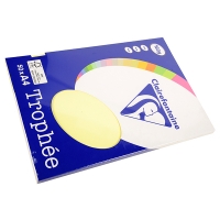 Clairefontaine papier couleur 160 g/m² A4 (50 feuilles) - canari 4157 250021