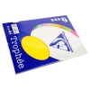 Clairefontaine papier couleur 160 g/m² A4 (50 feuilles) - jaune soleil