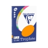 Clairefontaine papier couleur 80 g/m² A4 (100 feuilles) - orange vif 250042 - 1