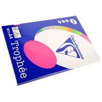 Clairefontaine papier couleur 80 g/m² A4 (100 feuilles) - rose fuchsia 4121 250008