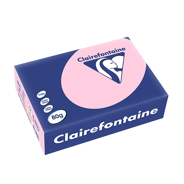 Clairefontaine papier couleur 80 g/m² A5 (500 feuilles) - rose 2914C 250036 - 1