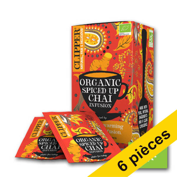 Clipper Bio Spiced Up Chai thé (6 x 25 pièces) 423974 - 1