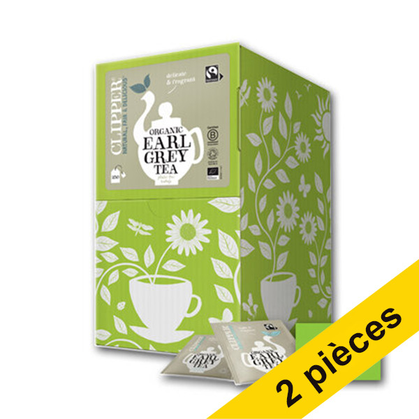 Clipper Offre : 2x Clipper Bio Earl Grey thé (250 pièces)  423977 - 1