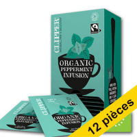Offre : 2x Clipper Bio Infusion Peppermint thé (6 x 25 pièces)
