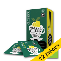 Offre : 2x Clipper Bio Lemon thé vert (6 x 25 pièces)
