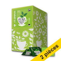 Offre : 2x Clipper Bio thé vert (250 pièces)