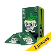 Offre : 2x Clipper Bio thé vert (6 x 25 pièces)