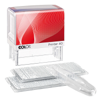 Colop Printer 40 tampon 'Do it yourself' 6 lignes - noir 100932 229159
