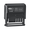 Colop S120/WD tampon de texte et dateur auto-encreur (FR) - bleu/rouge 229150 - 1