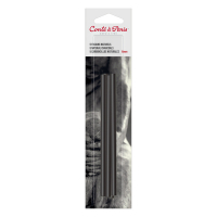 Conté à Paris fusain naturel carré 4 mm (5 pièces) 50089 405200