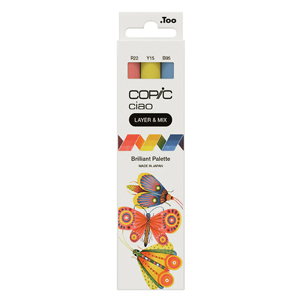 Copic Ciao Layer & Mix Brilliant Palette jeu de marqueurs (3 pièces) 220750303 311007 - 1
