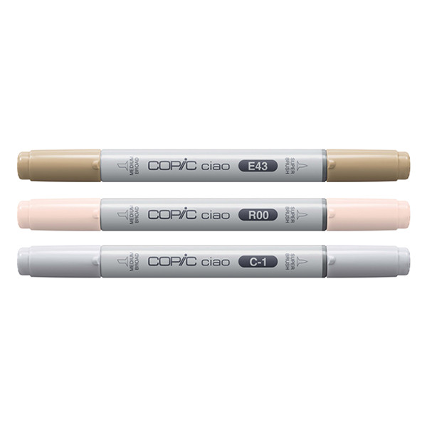 Copic Ciao Layer & Mix Mellow Palette jeu de marqueurs (3 pièces) 220750312 311000 - 2