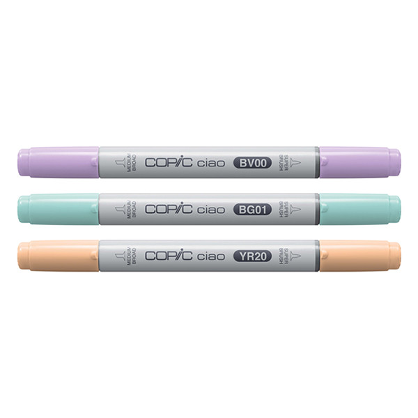 Copic Ciao Layer & Mix Pastel Palette jeu de marqueurs (3 pièces) 220750301 311006 - 2
