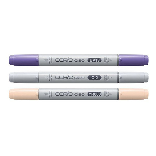 Copic Ciao Layer & Mix Serene Palette jeu de marqueurs (3 pièces) 220750310 311005 - 2
