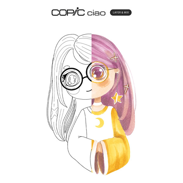 Copic Ciao Layer & Mix Sunset Palette jeu de marqueurs (3 pièces) 220750308 311004 - 3