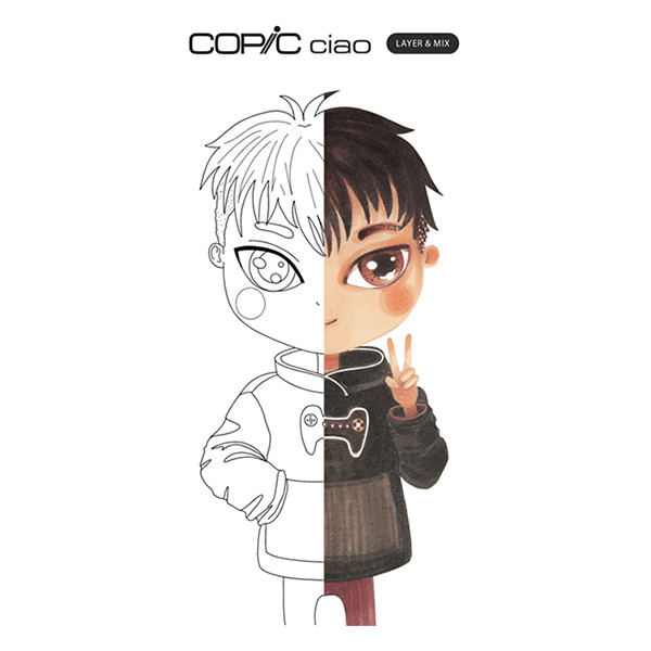 Copic Ciao Layer & Mix Warm Palette jeu de marqueurs (3 pièces) 220750311 311002 - 3