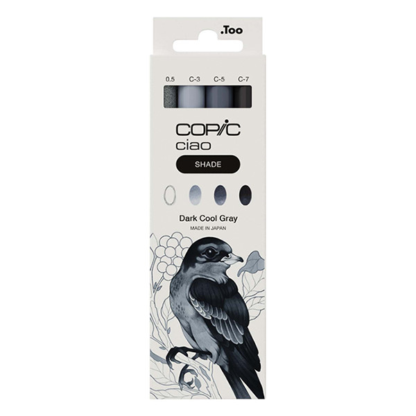 Copic Ciao Shade set de marqueurs Dark Cool Grey (4 pièces) 22075422 311031 - 1