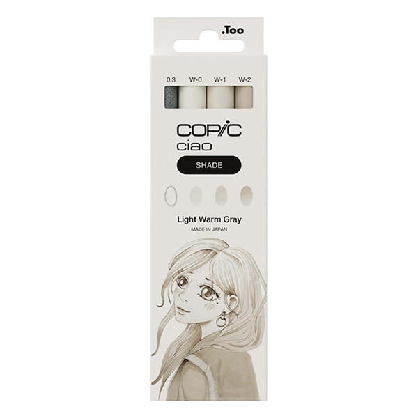 Copic Ciao Shade set de marqueurs Light Warm Grey (4 pièces) 22075421 311030 - 1