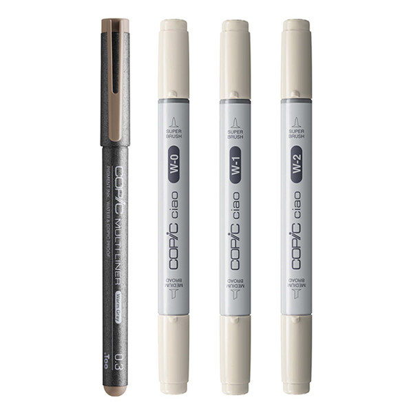 Copic Ciao Shade set de marqueurs Light Warm Grey (4 pièces) 22075421 311030 - 2