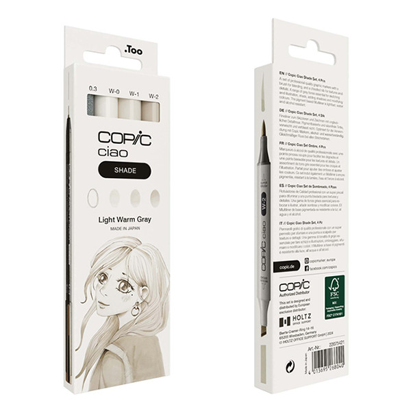 Copic Ciao Shade set de marqueurs Light Warm Grey (4 pièces) 22075421 311030 - 4