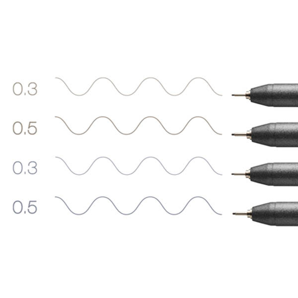 Copic Multiliner set de feutres fins (0,3 - 0,5 mm) 4 pièces - multicolore 311067 - 3