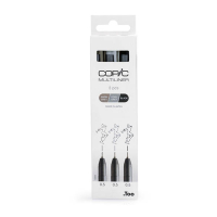 Copic Multiliner set de feutres fins (0,5 mm) 3 pièces - multicolore 311066