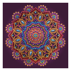 Crystal Art carte broderie diamant 18 x 18 cm - Mandala Violet