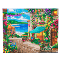 Crystal Art kit broderie diamant 40 x 50 cm - Café Italien CAK-TK6L 400958