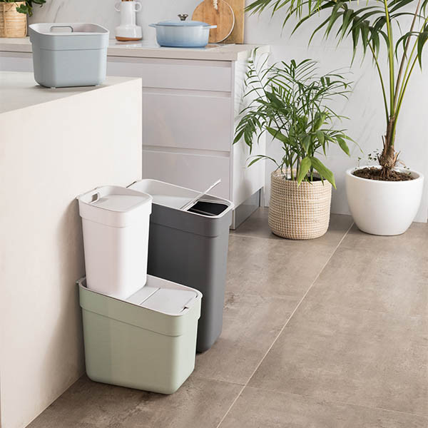 Curver Ready to Collect poubelle (30 litres) - gris 243888 - 5