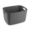Curver Softex panier de rangement L 19 litres - anthracite 243857 - 1