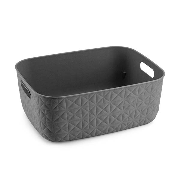 Curver Softex panier de rangement M 12,5 litres - anthracite 243855 - 1