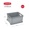 Curver Unibox classic L 30 litres - argent 243882 - 2