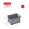 Curver Unibox classic S 15 litres - argent 243880 - 2
