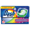 Dash 3-en-1 Couleurs Éclatantes pods lessive (42 lavages) SDA05096 - 1