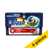 Offre : 4x Dash 4-en-1 Platinum pods lessive (20 lavages)