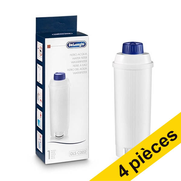 Offre : 4x De'Longhi DLSC002 filtre à eau pour machines à café SDE01183 - 1