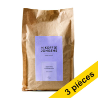 Offre : 3x De Koffiejongens café en grains torréfié foncé 1 kg