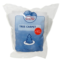 Decoris Ø  tapis de sapin de Noël 100 cm (couverture de neige) - blanc K150303265
