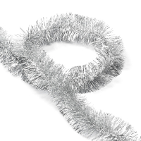Guirlande de sapin de Noël 2,7 mètres - argent K151000432