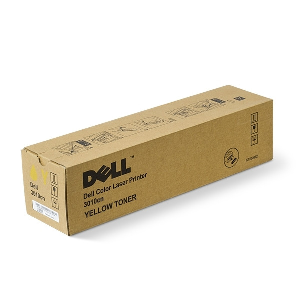 Dell 593-10156 (WH006) toner (d'origine) - jaune 593-10156 085693 - 1